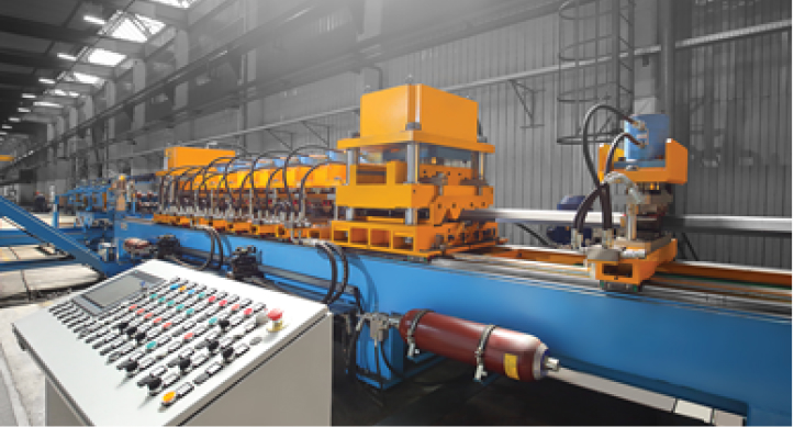 Установка оборудования по производству барьерных ограждений