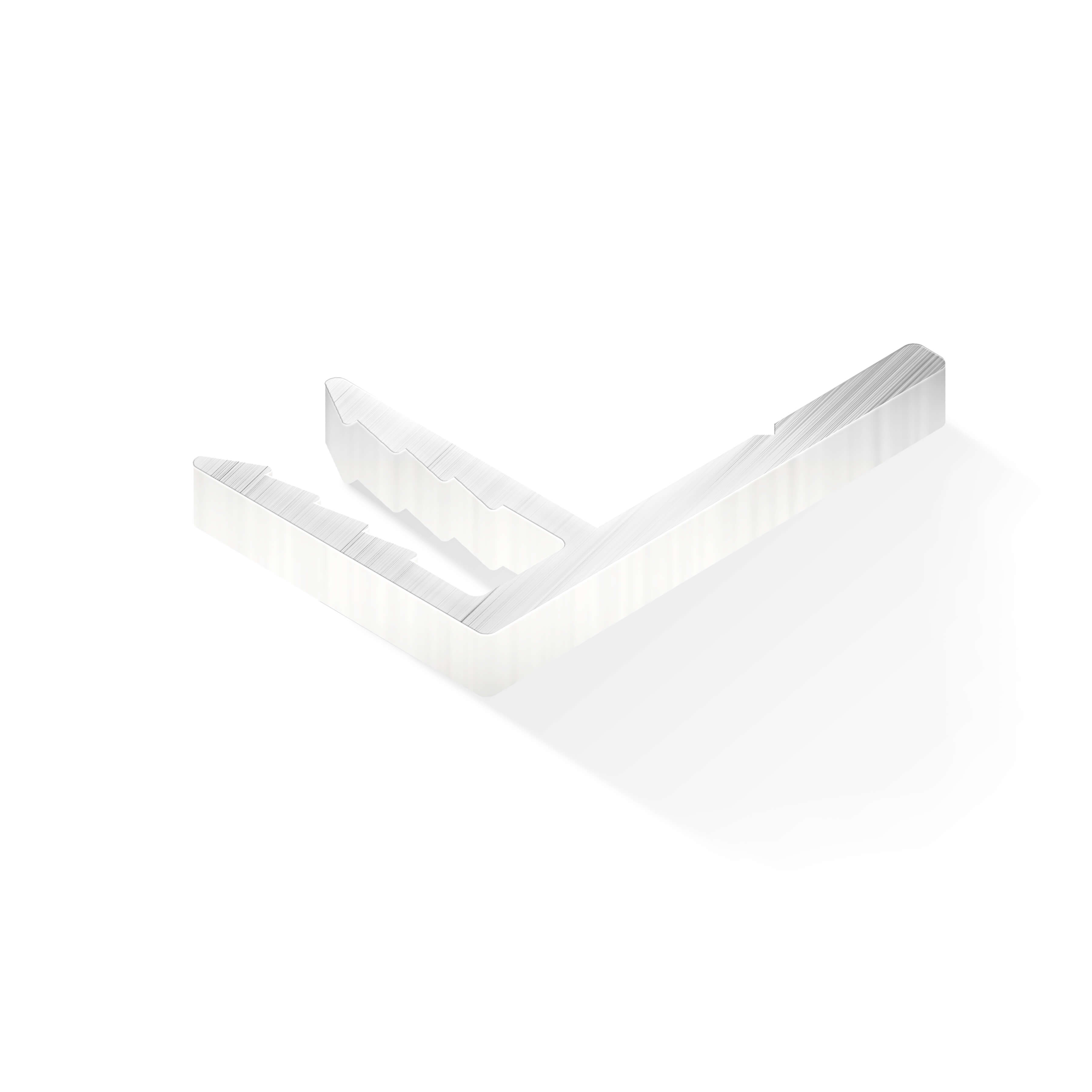 Алюминиевый F-профиль 25x19