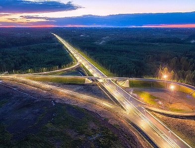 Опоры освещения силовые <br> Автомобильная дорога М11 «Нева»