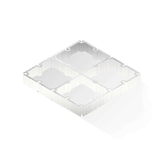 Алюминиевый профиль для приборов 100x100