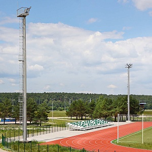 Мачты освещения в сквере им. Волкова, г. Калуга 